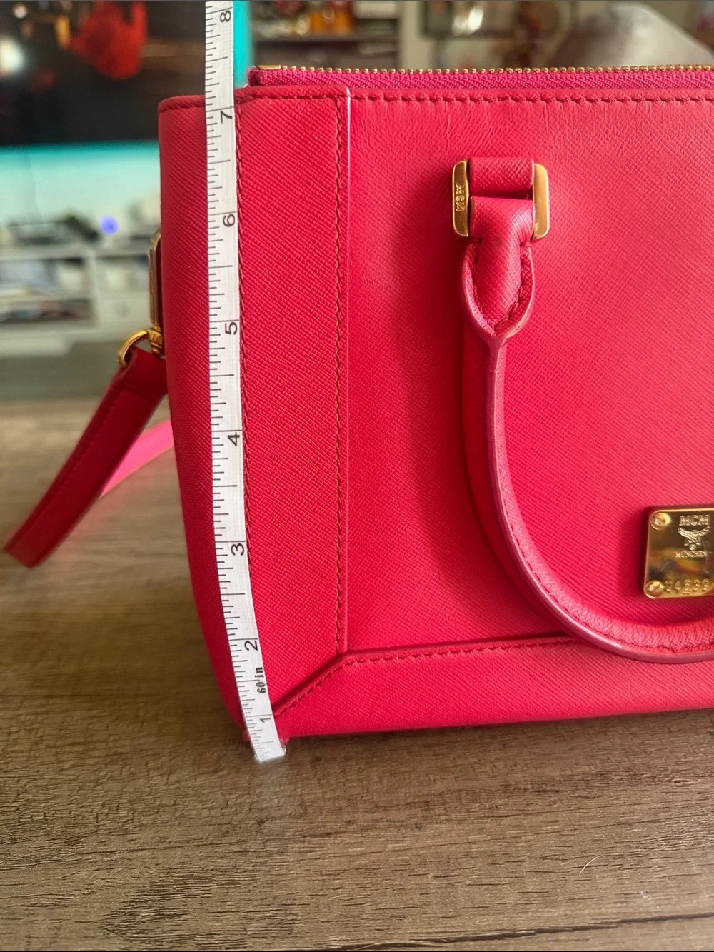 MCM vibrant red